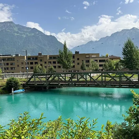 아파트 River 1 - Retreat With Iconic Jungfraujoch View 인터라켄